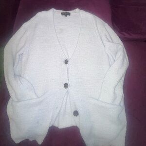 Almost Famous Cream Cardigan Sweater